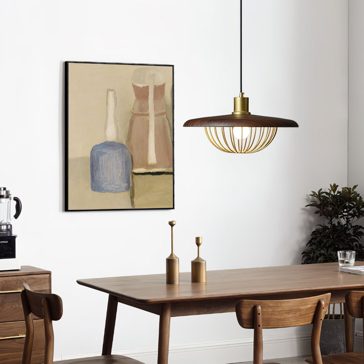 Rinoira Hout Retro Vintage Hanglamp
