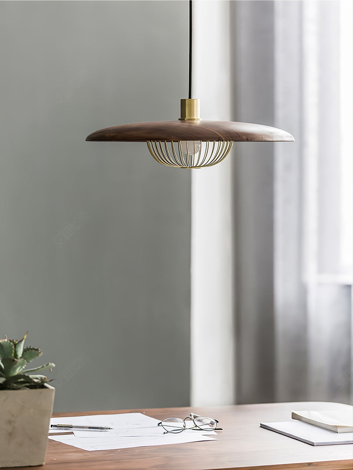 Rinoira Hout Retro Vintage Hanglamp