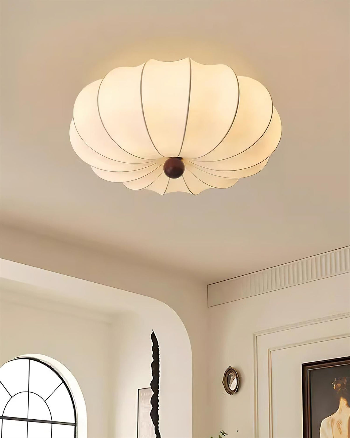 Novia plafondlamp met Zachte Glowing Stoffen