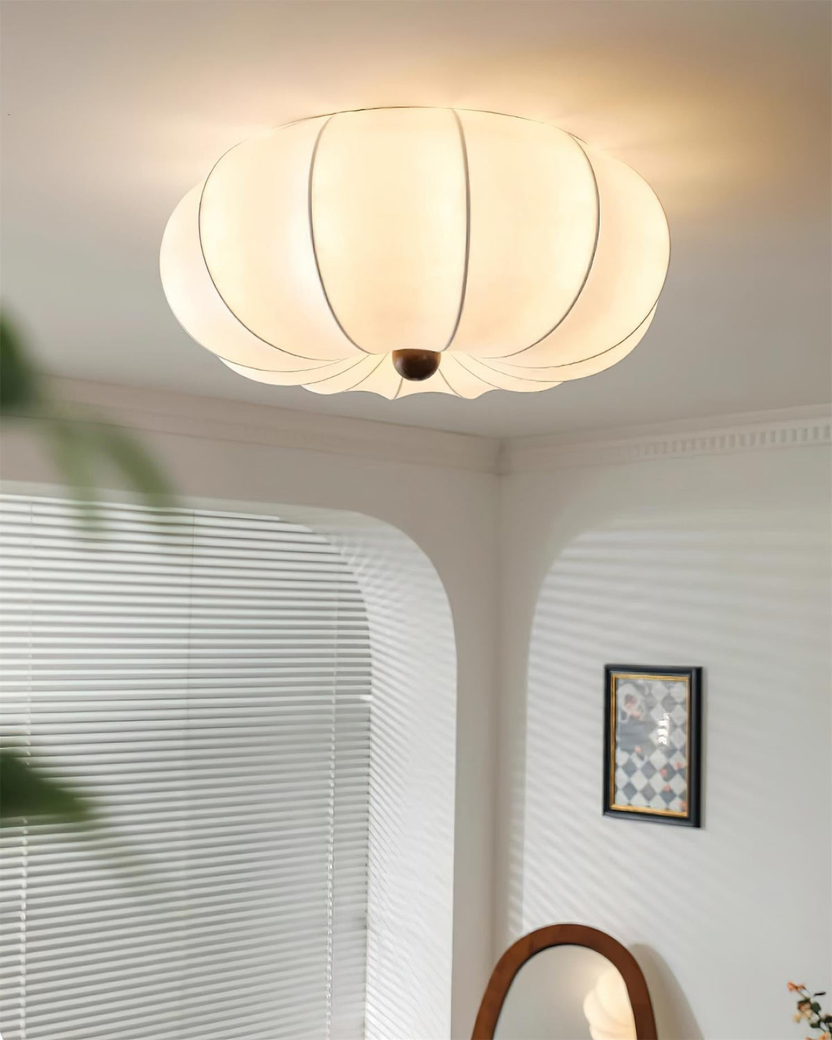 Novia plafondlamp met Zachte Glowing Stoffen