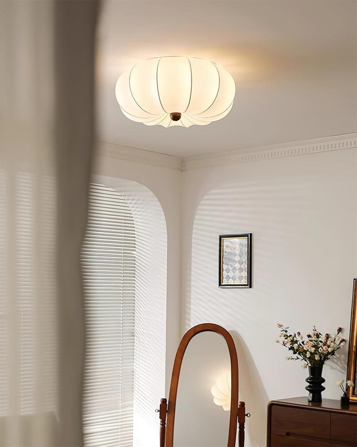 Novia plafondlamp met Zachte Glowing Stoffen
