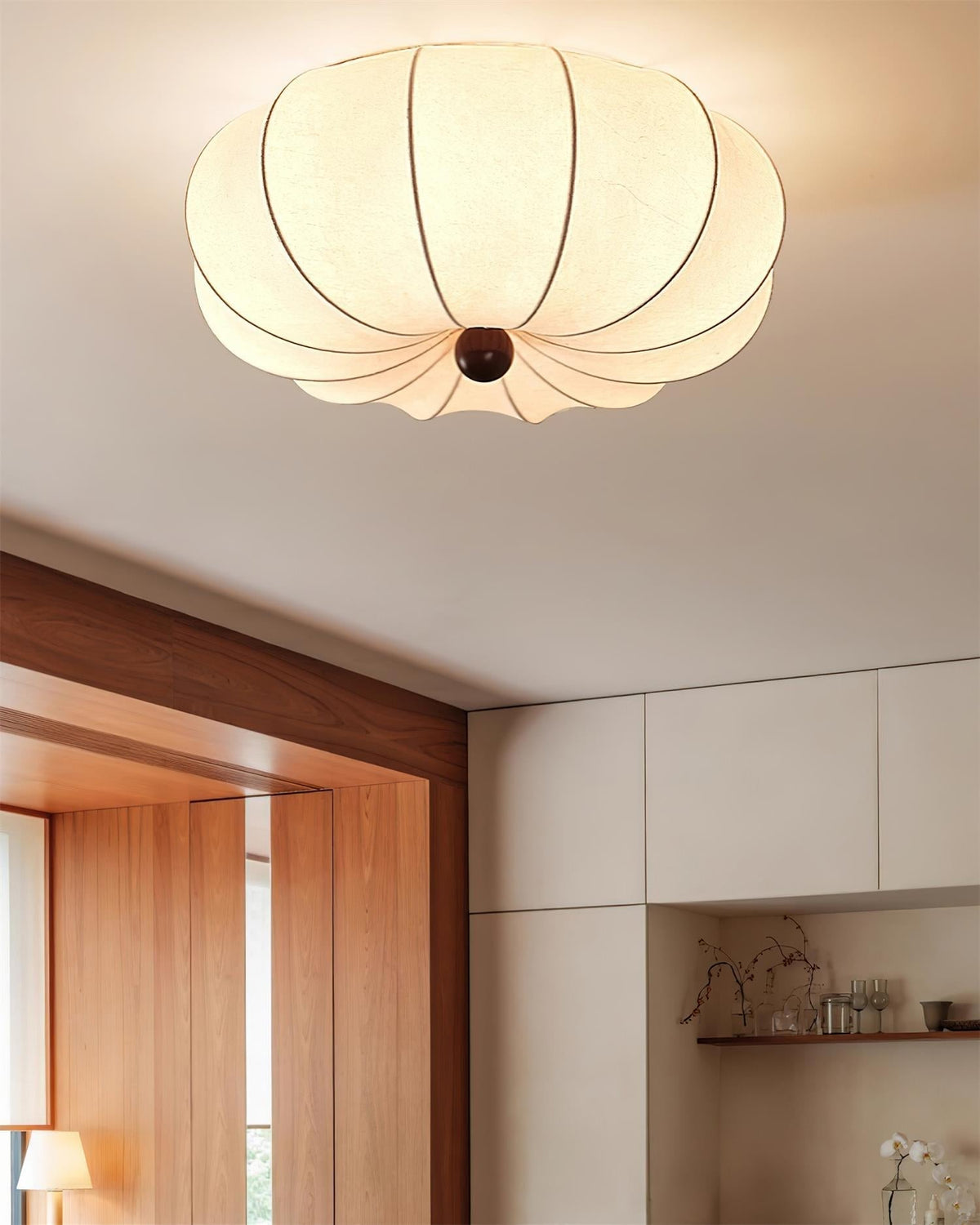 Novia plafondlamp met Zachte Glowing Stoffen