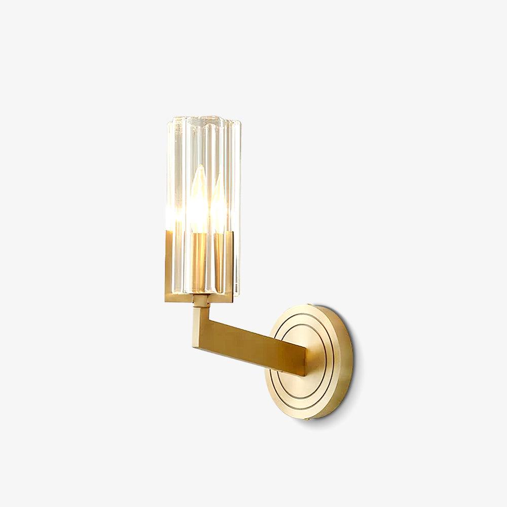 Coen Premium elegantie messing glas wandlamp