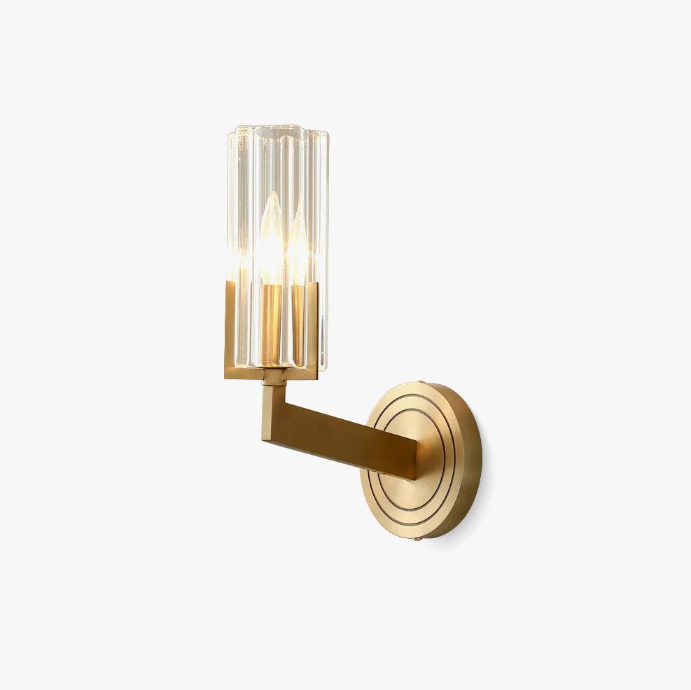 Coen Premium elegantie messing glas wandlamp