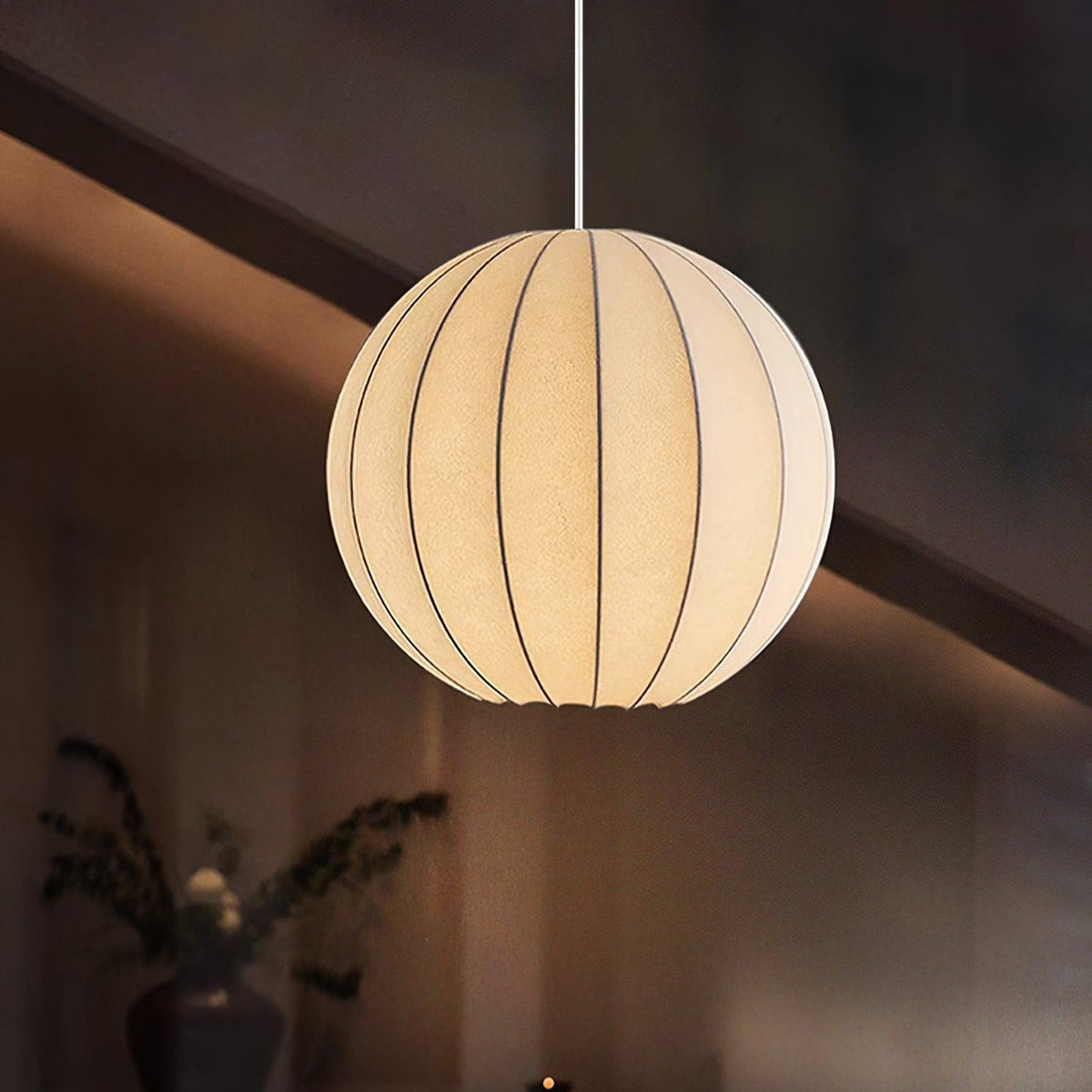 Elaireria zijde Scandinavische hanglamp