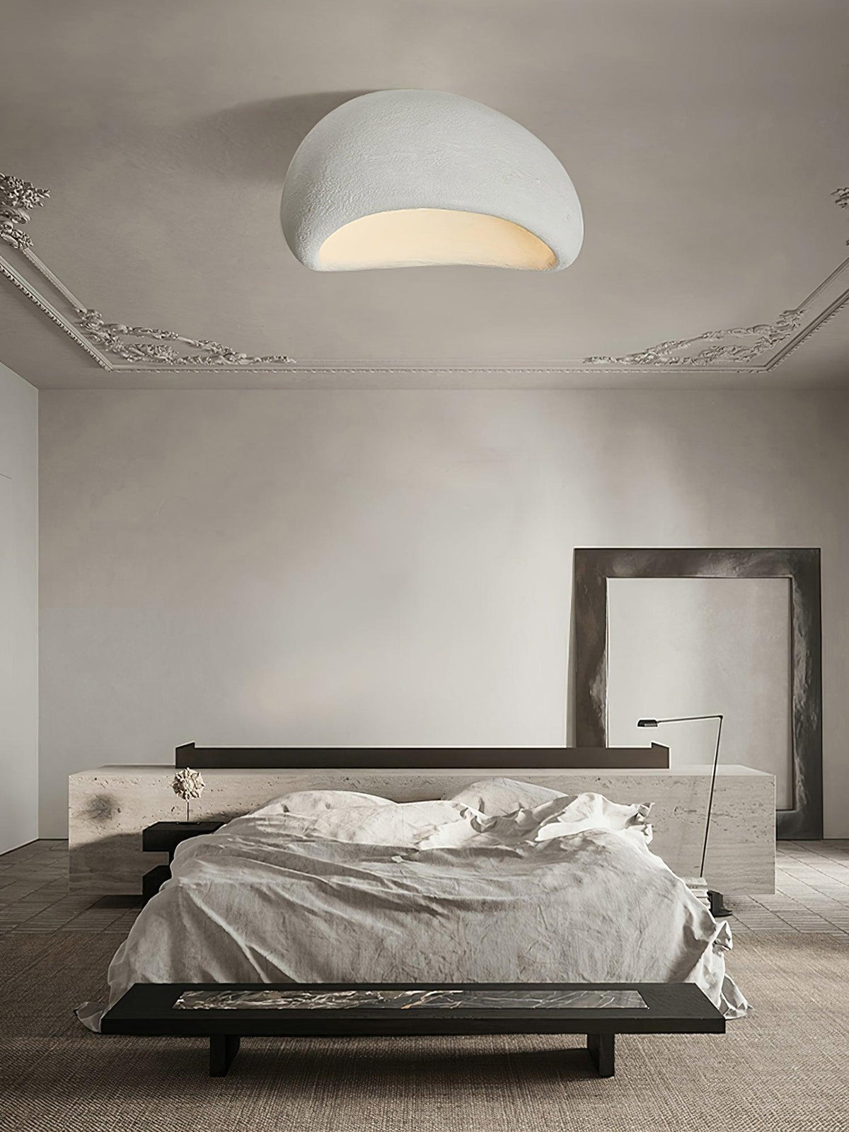 Rivenira plafondlamp met Japanse Wabi-Sabi Maan