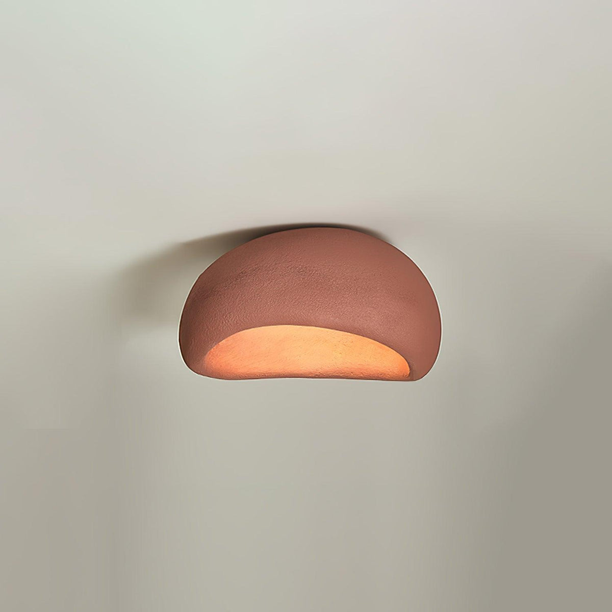 Rivenira plafondlamp met Japanse Wabi-Sabi Maan