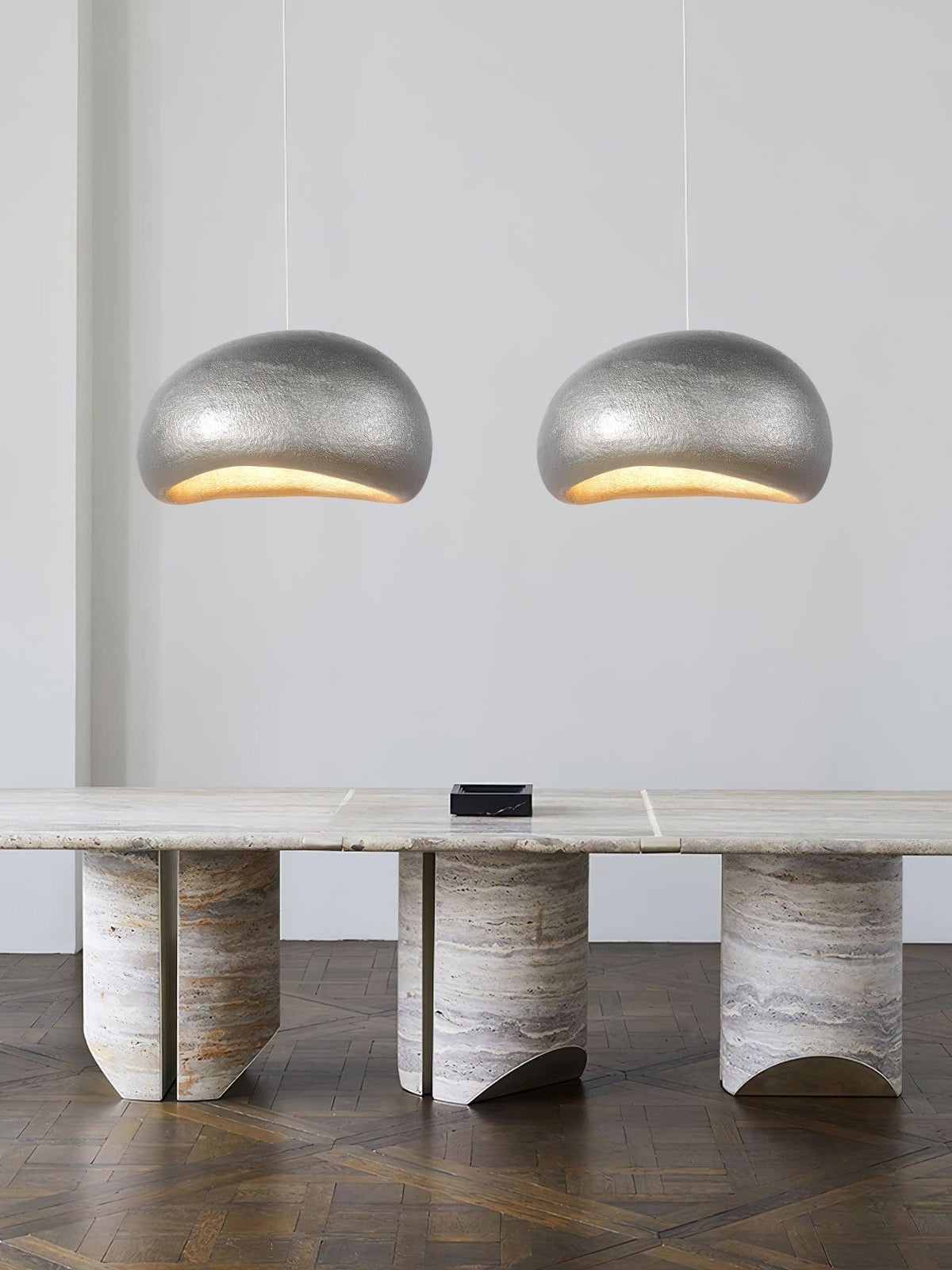 Hanglamp kiezelvormige-Inspireerde organische vorm zachte gloed moderne kunst