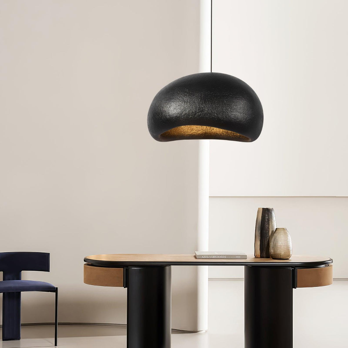 Hanglamp kiezelvormige-Inspireerde organische vorm zachte gloed moderne kunst