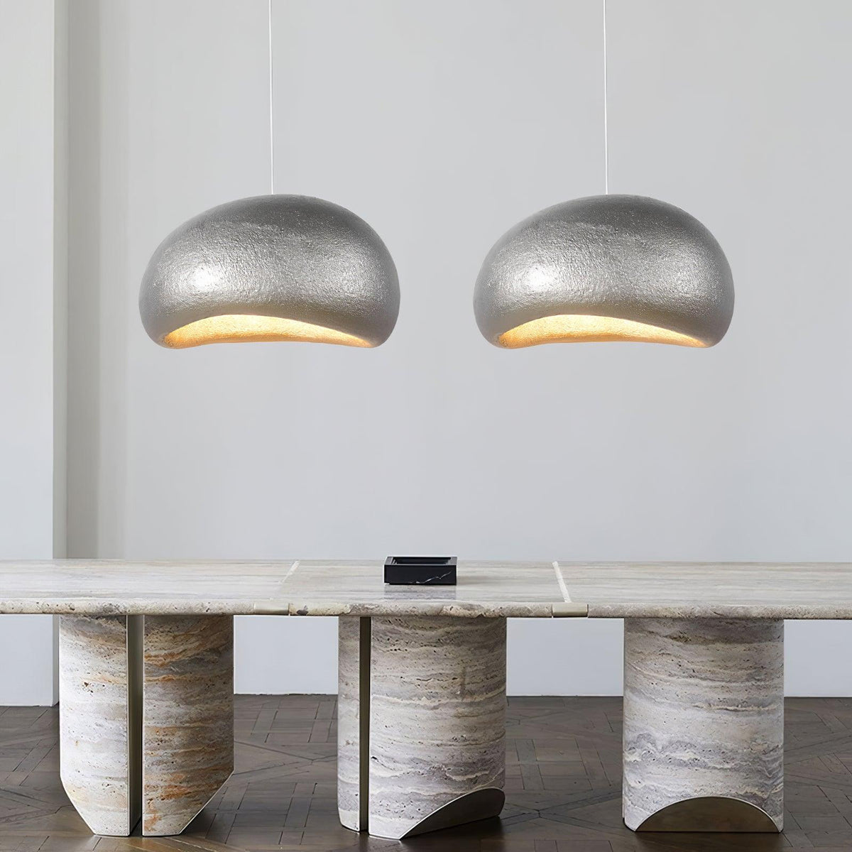 Hanglamp kiezelvormige-Inspireerde organische vorm zachte gloed moderne kunst