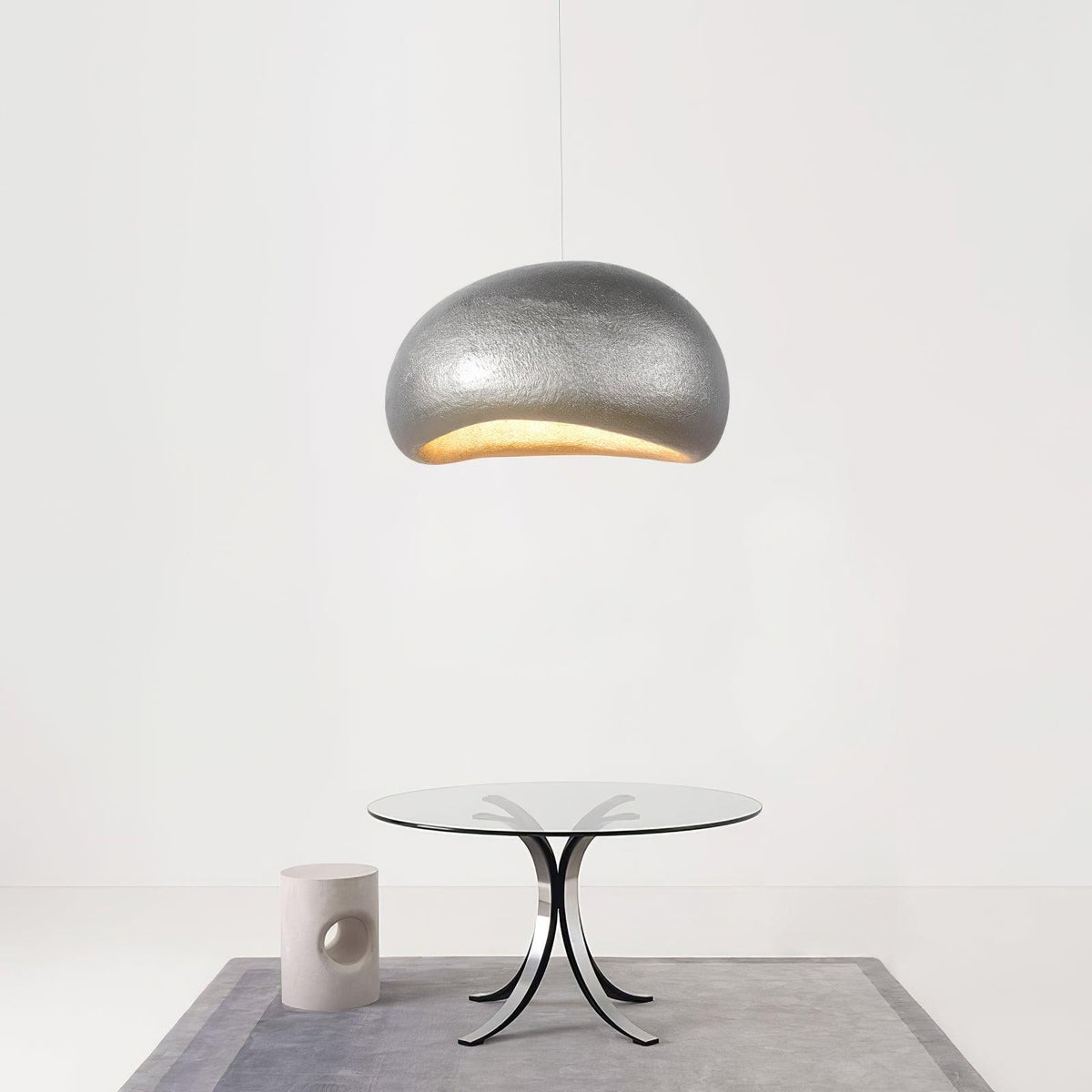 Hanglamp kiezelvormige-Inspireerde organische vorm zachte gloed moderne kunst