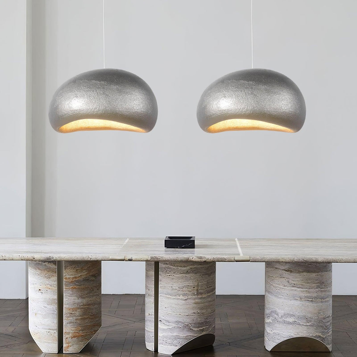 Hanglamp kiezelvormige-Inspireerde organische vorm zachte gloed moderne kunst