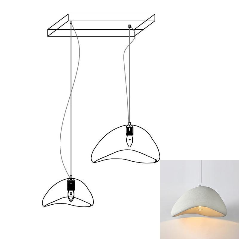 Fentor hanglamp met witte lampenkap minimalistisch