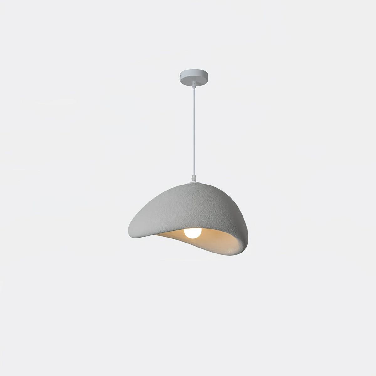 Fentor hanglamp met witte lampenkap minimalistisch