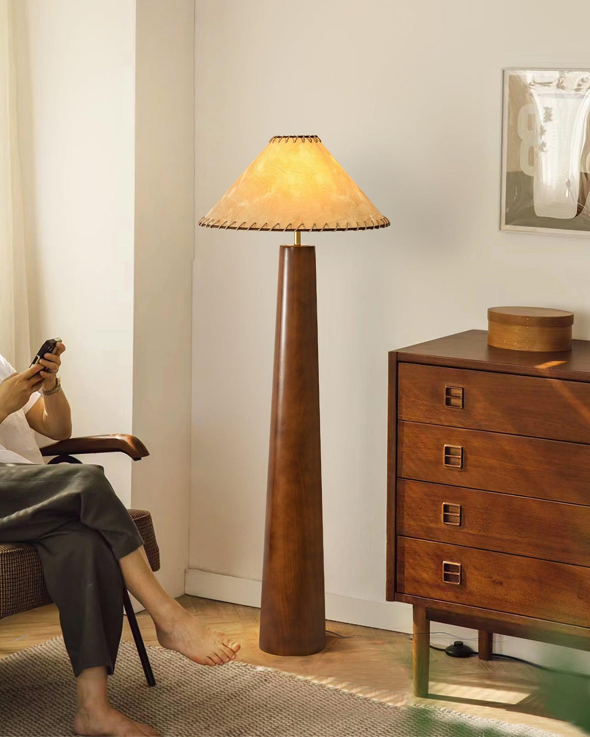 Cedar vloerlamp