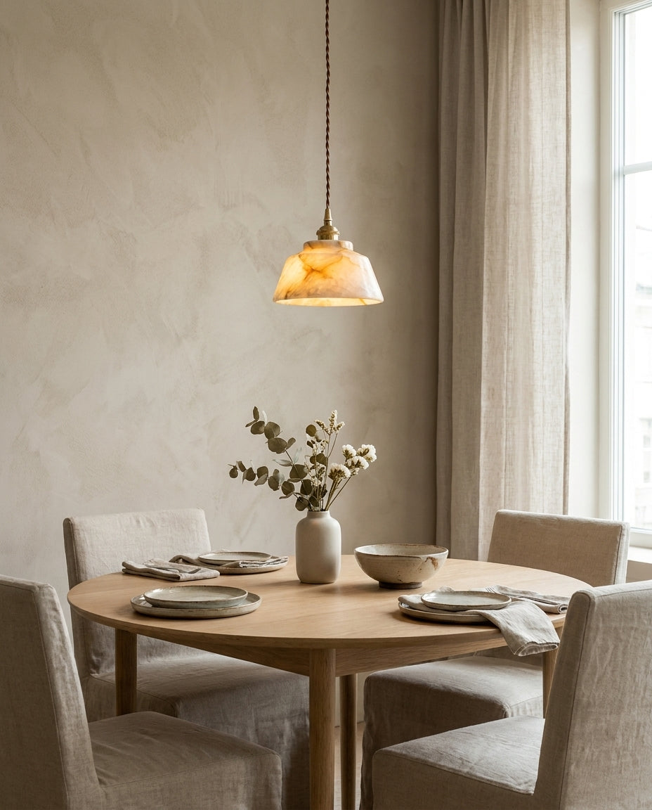 Pemberstone albast hanglamp