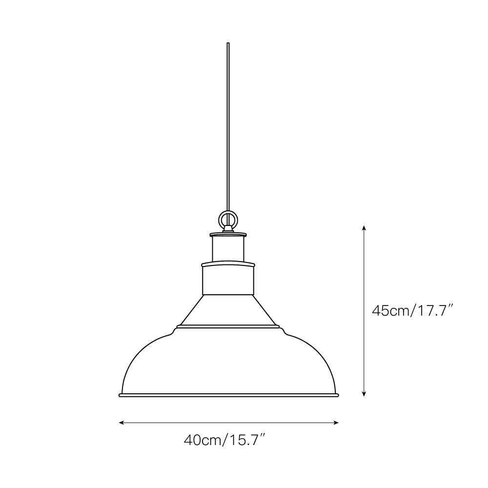 Rusty hanglamp