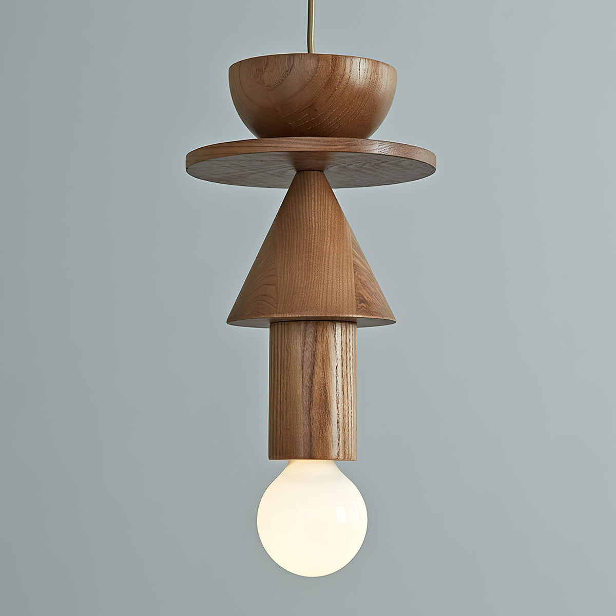 Vanya hanglamp van walnoothout