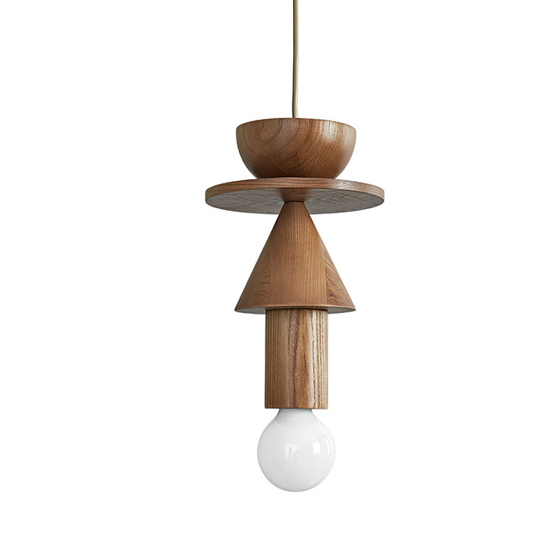 Vanya hanglamp van walnoothout