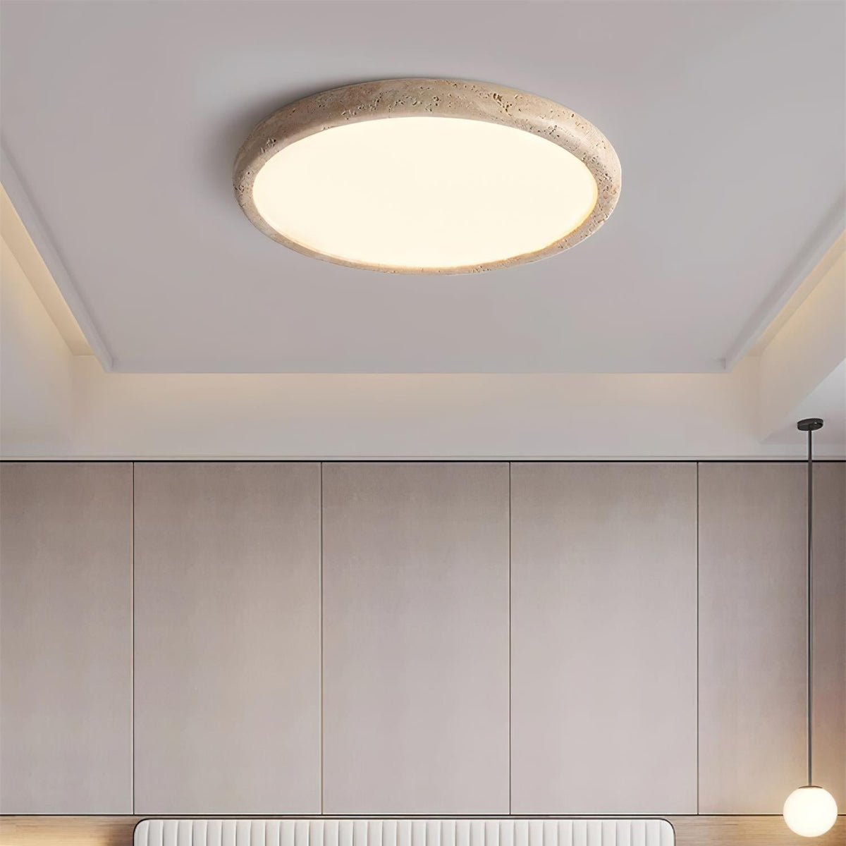 Ciro travertin plafondlamp