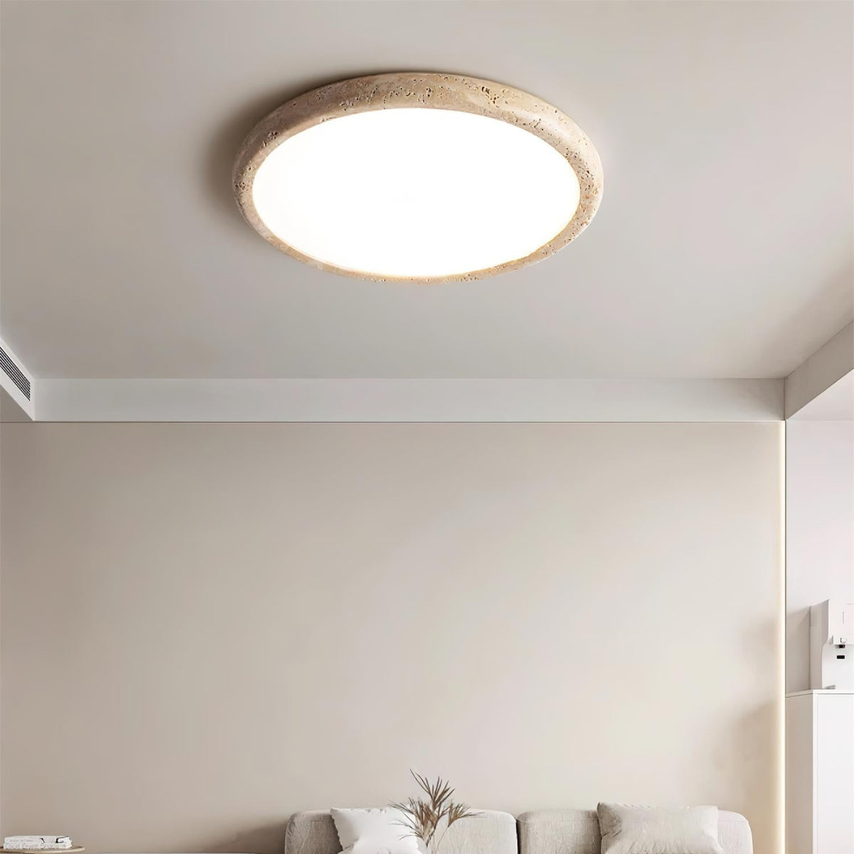 Ciro travertin plafondlamp