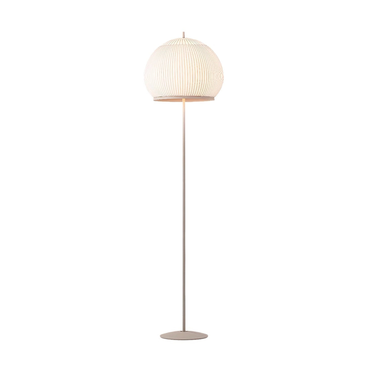 Sorenix vloerlamp van staal en katoen