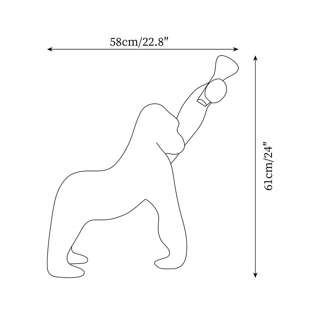 Gorilla vloerlamp