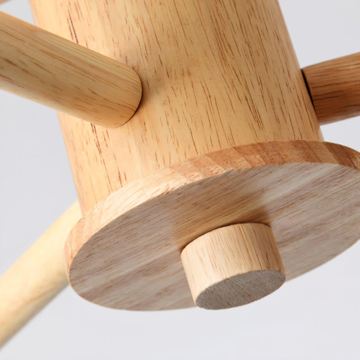 Kalds Kroonluchter Houten bollen Minimalistisch Natuurlijk