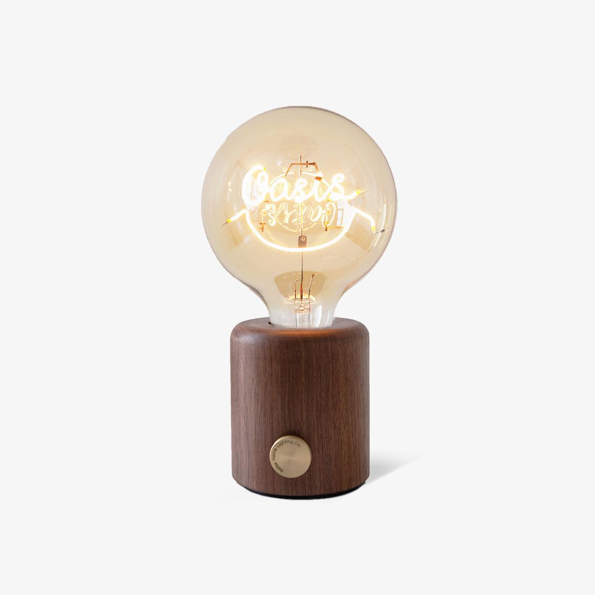 Altheil Retro houten tafellamp