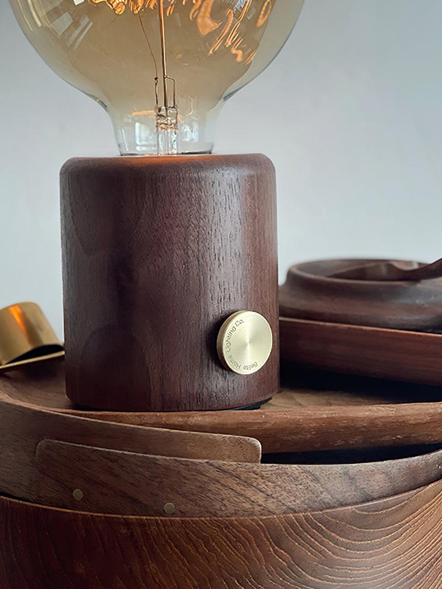 Altheil Retro houten tafellamp