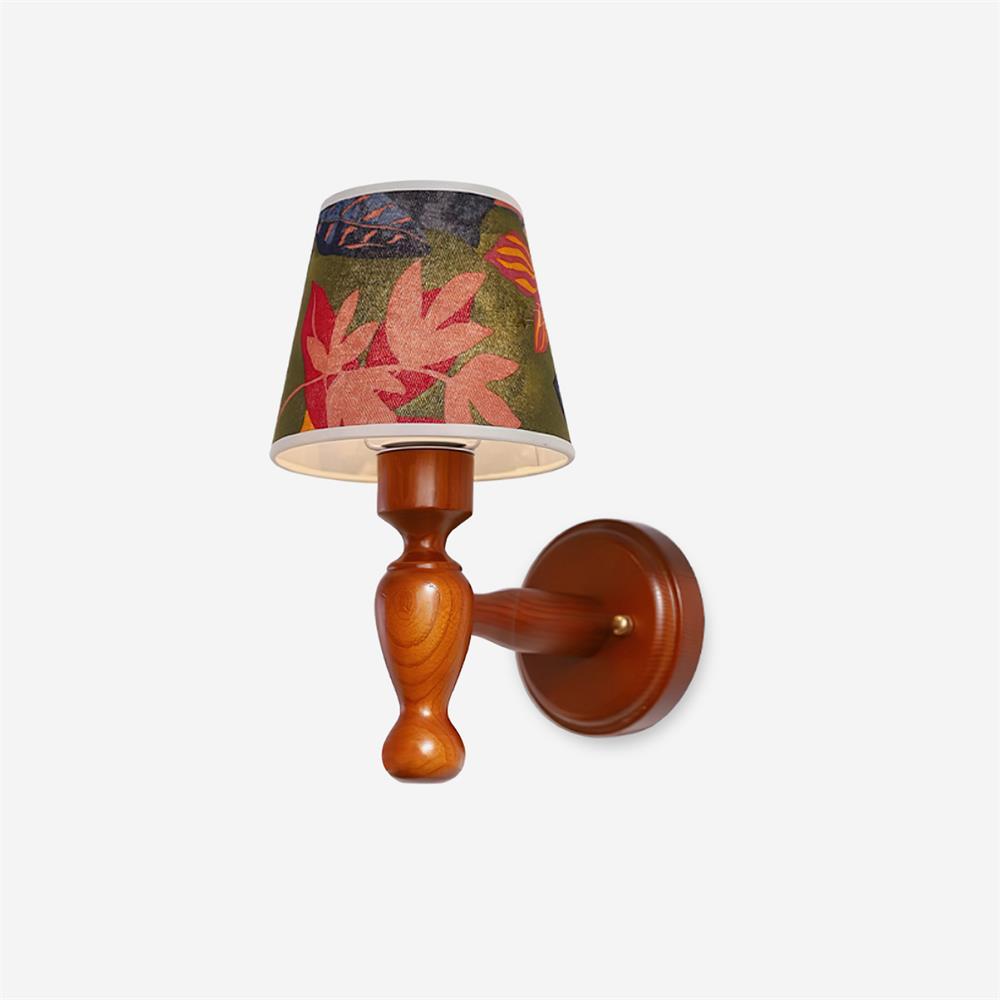 Orbel Mapleleaf wandlamp met houten element