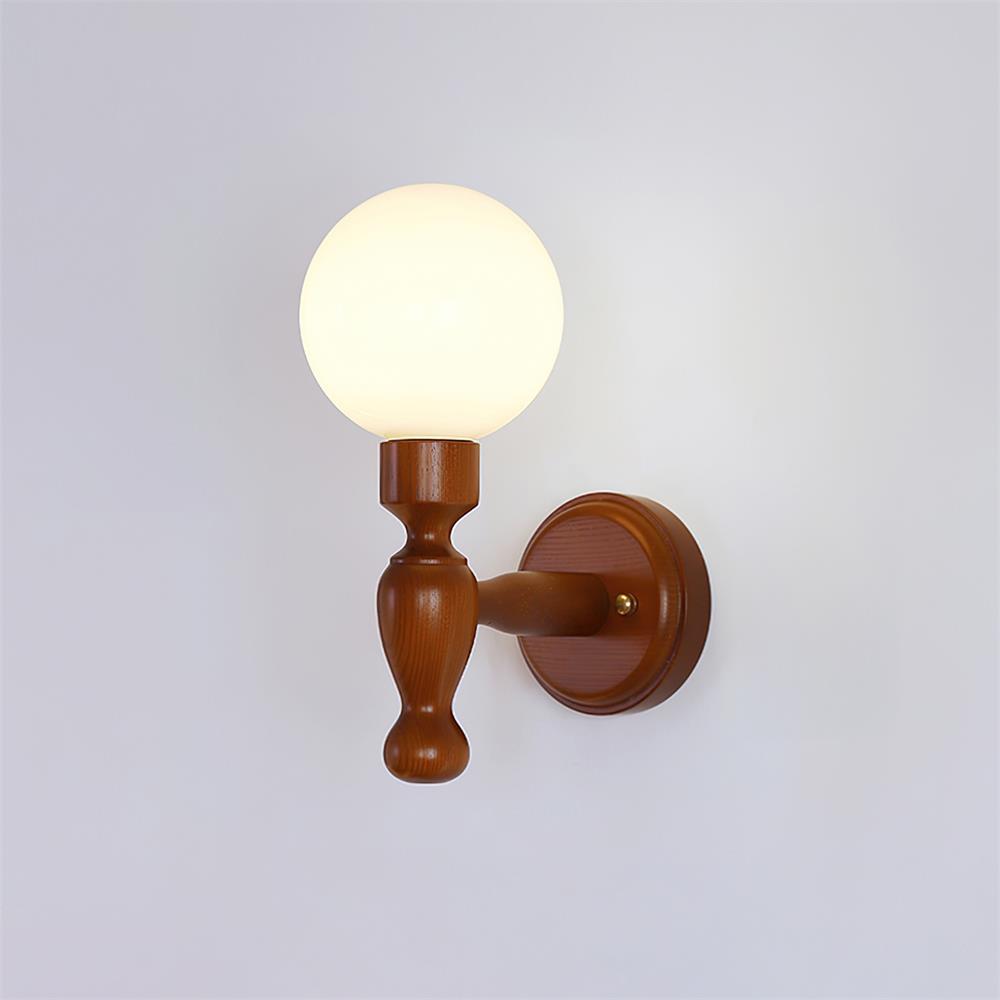 Orbel Mapleleaf wandlamp met houten element