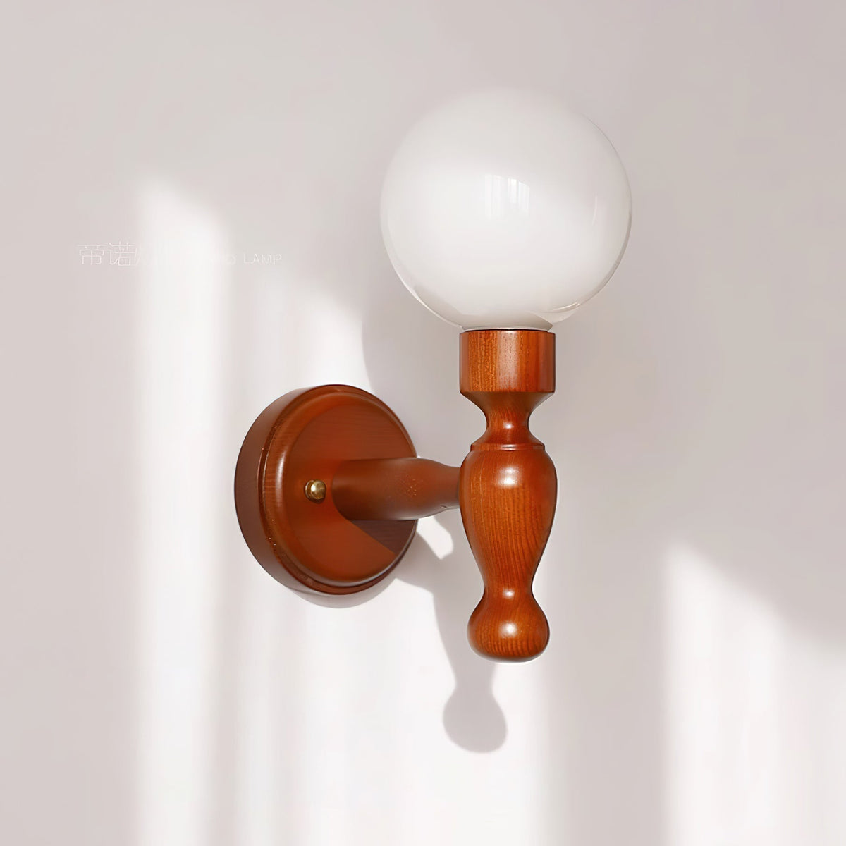 Orbel Mapleleaf wandlamp met houten element