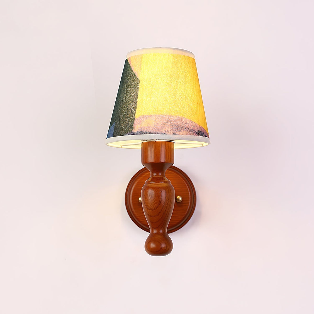 Orbel Mapleleaf wandlamp met houten element