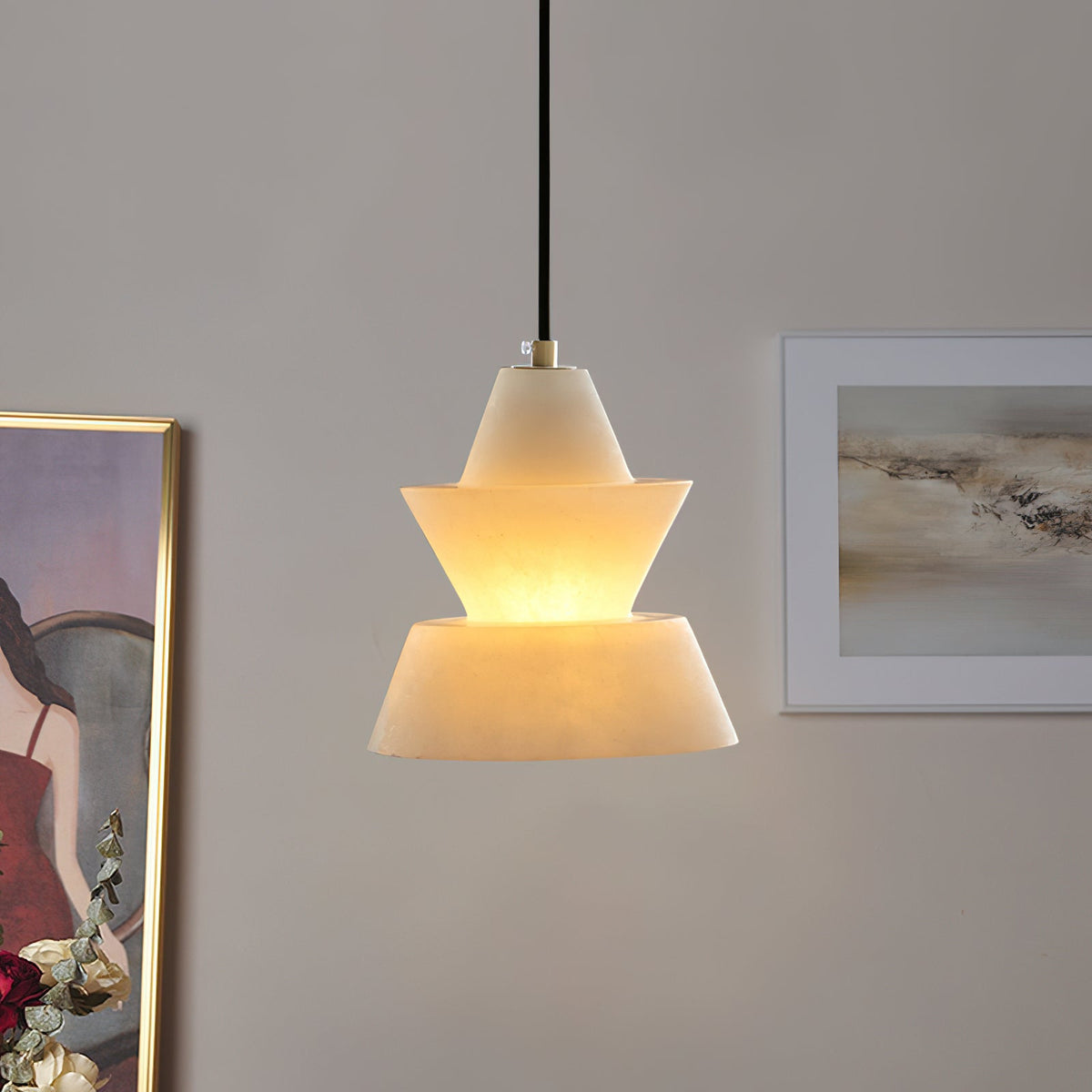 Evo hanglamp in albast