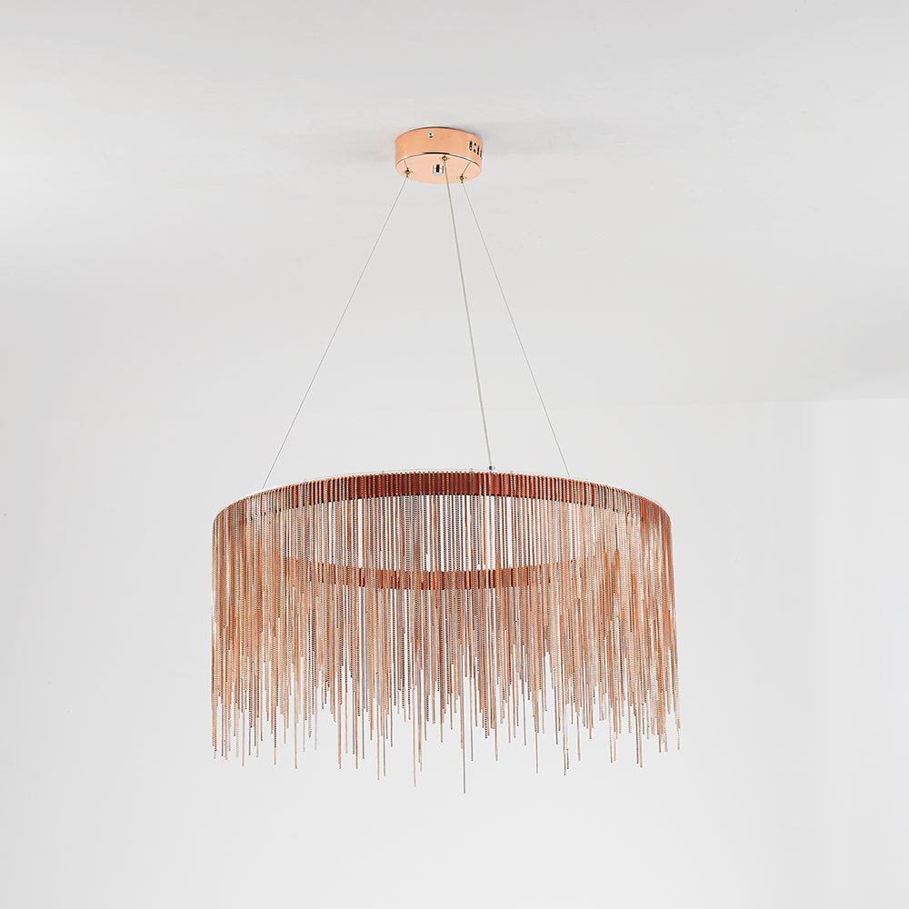 Marilyn Design Grote LED Hanglamp Zwart Wit Gouden Metaal Woonkamer