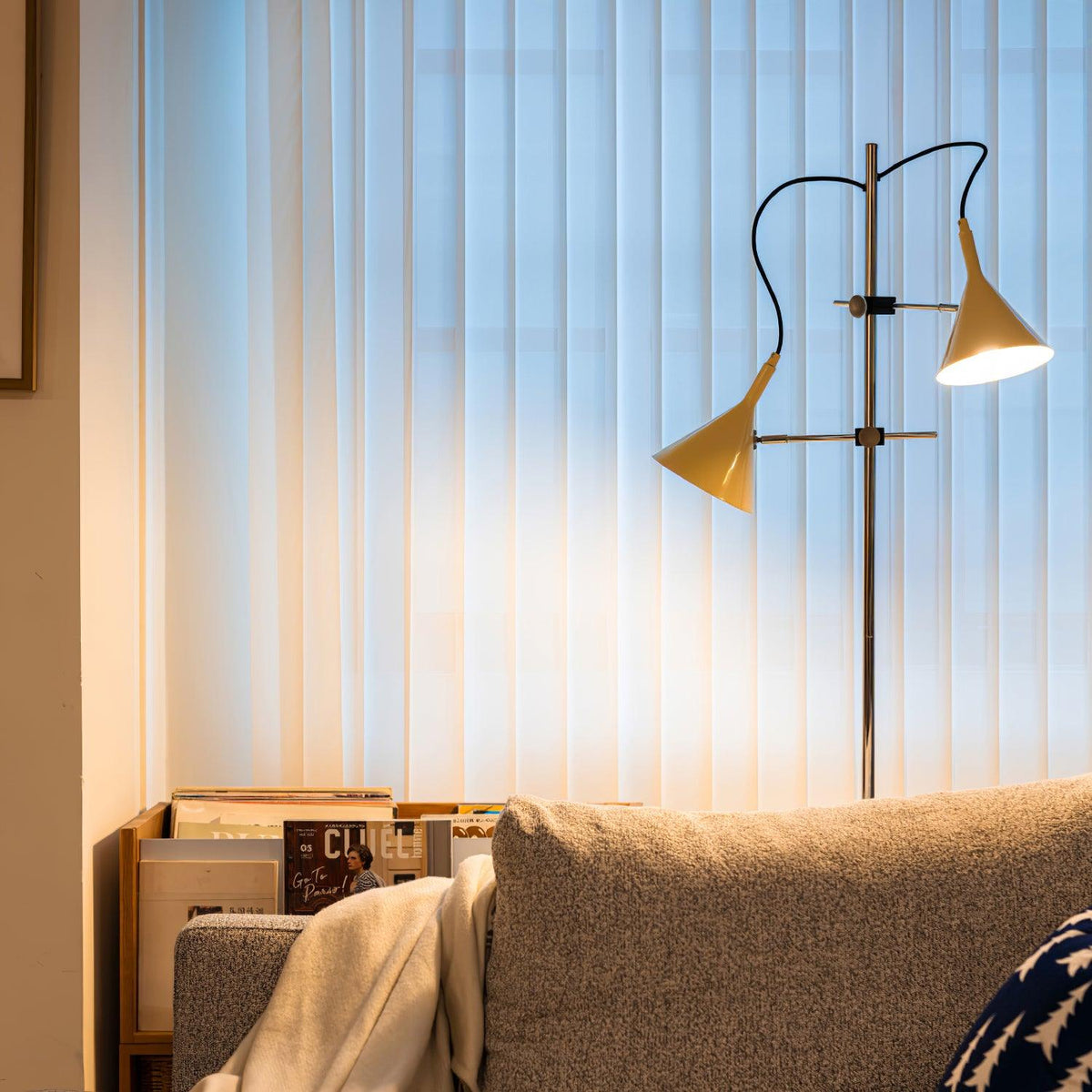 Laiton vloerlamp