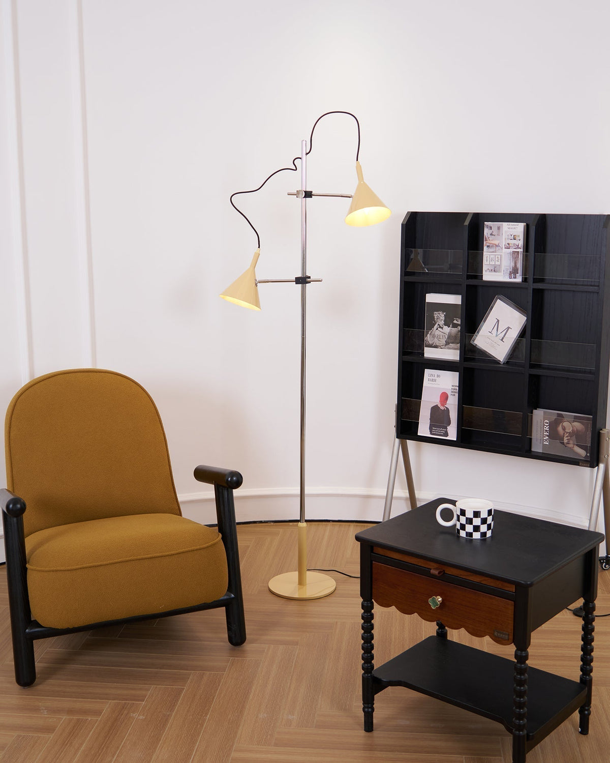 Laiton vloerlamp