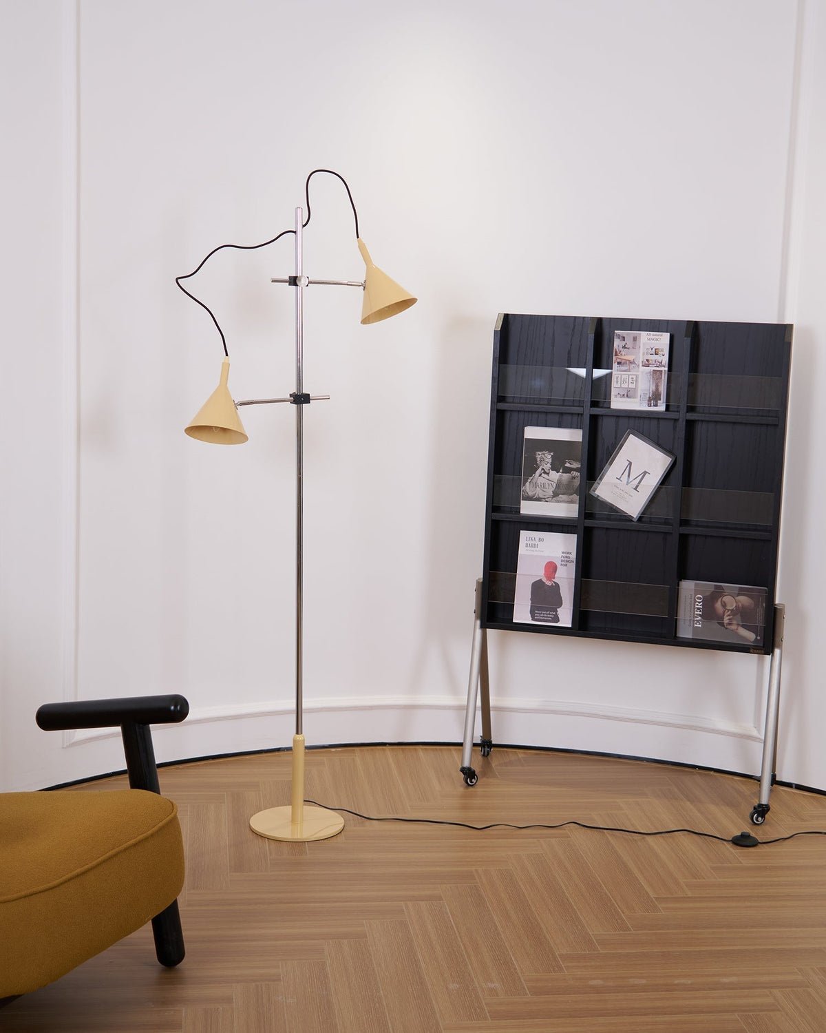 Laiton vloerlamp