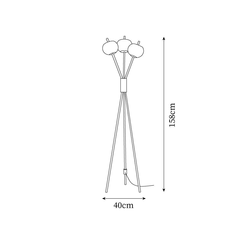 Trio vloerlamp