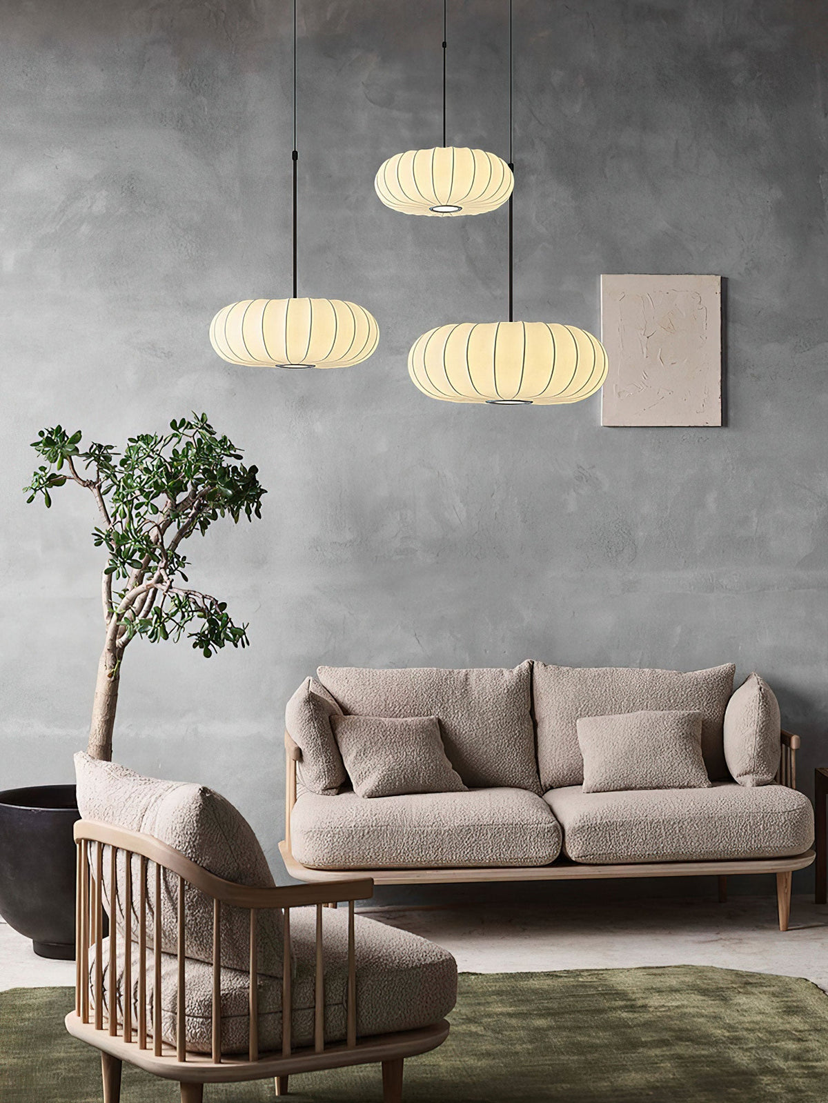 Caedwyn Lantern Silk hanglamp