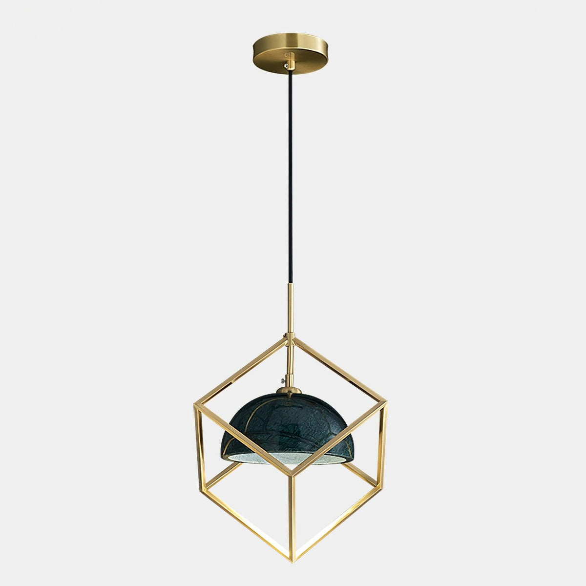 Cubo Moderne hanglamp van messing