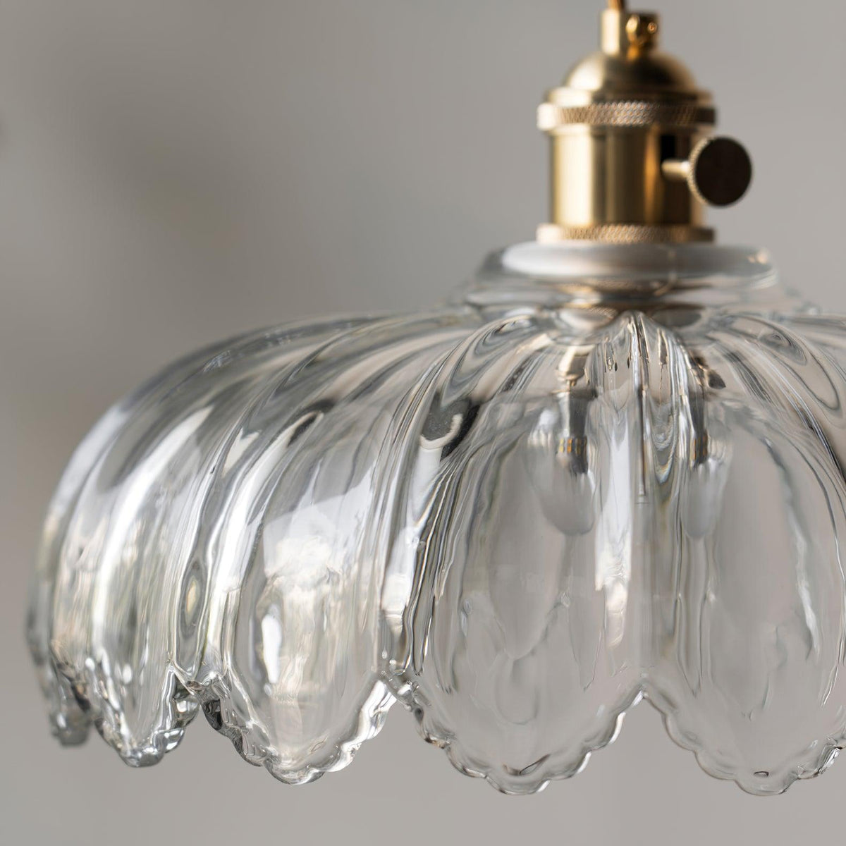 Limea Groene hanglamp met Bloemmotief van glas