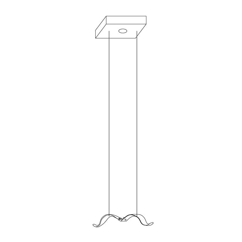 Faelis luxe Grote Zeevogel glas Kroonluchter