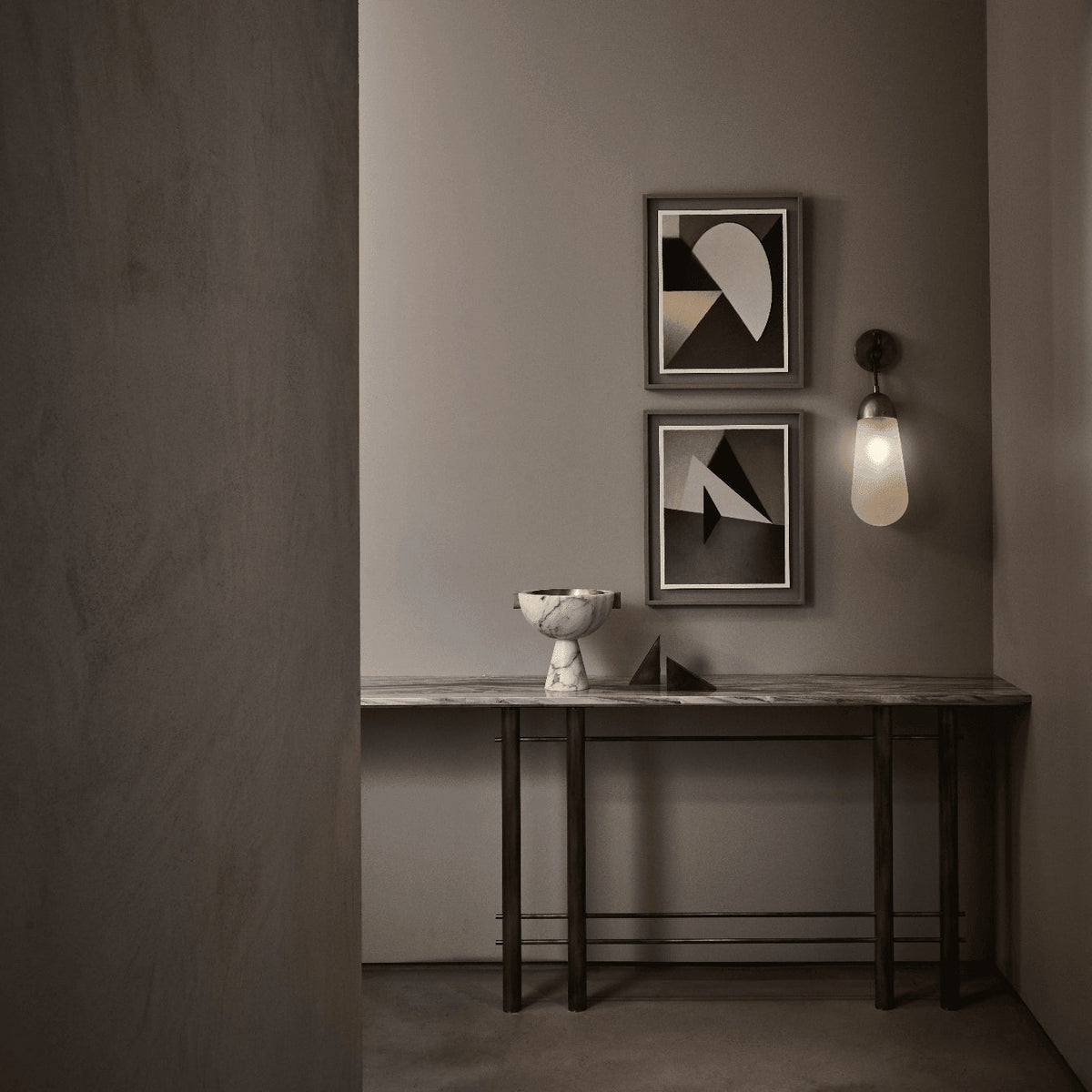 Oreloette wandlamp