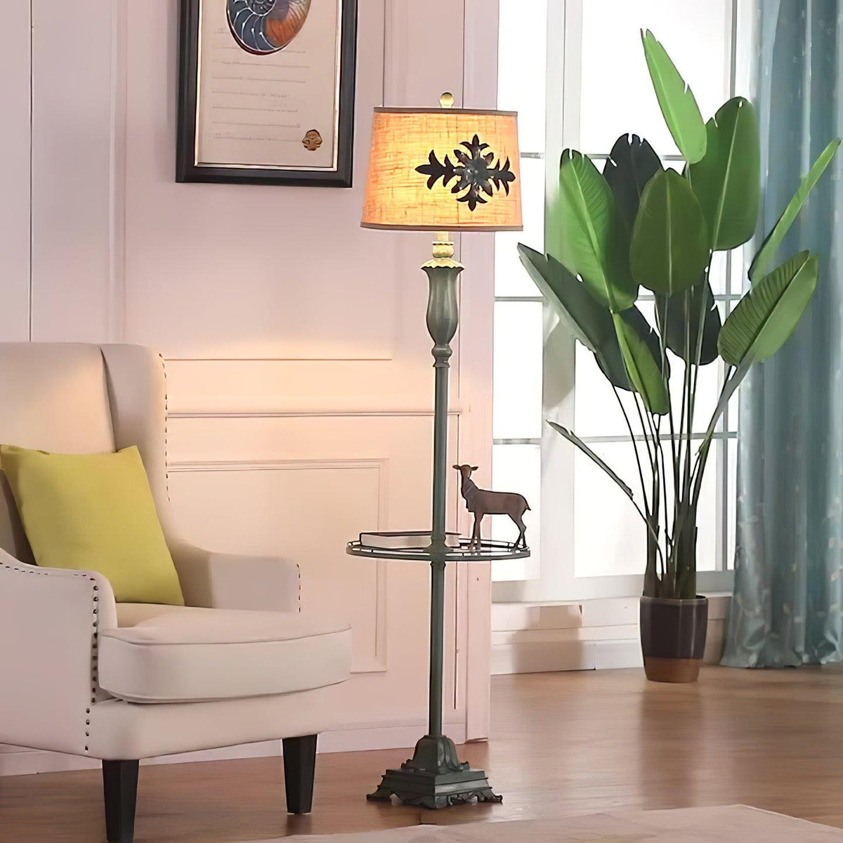 Lucirina Vintage hars vloerlamp