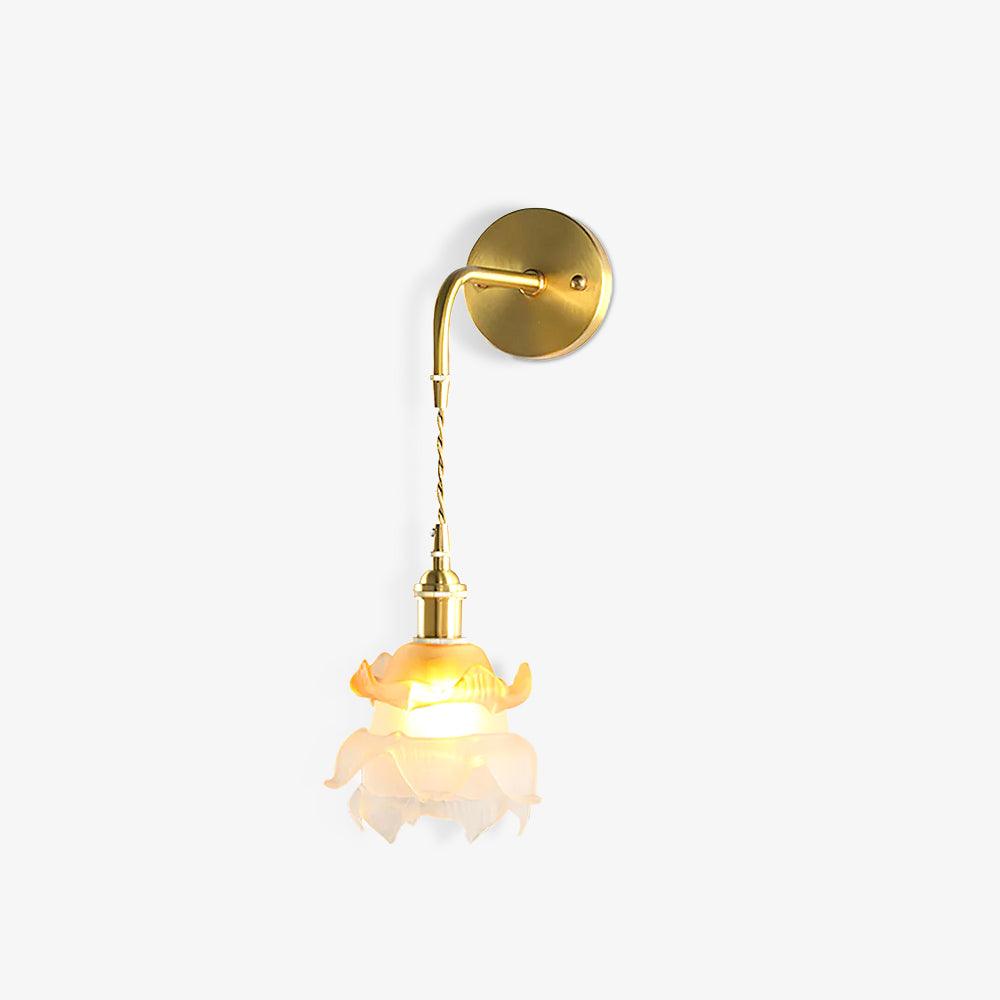Amarira Premium elegantie wandlamp van messing en glas