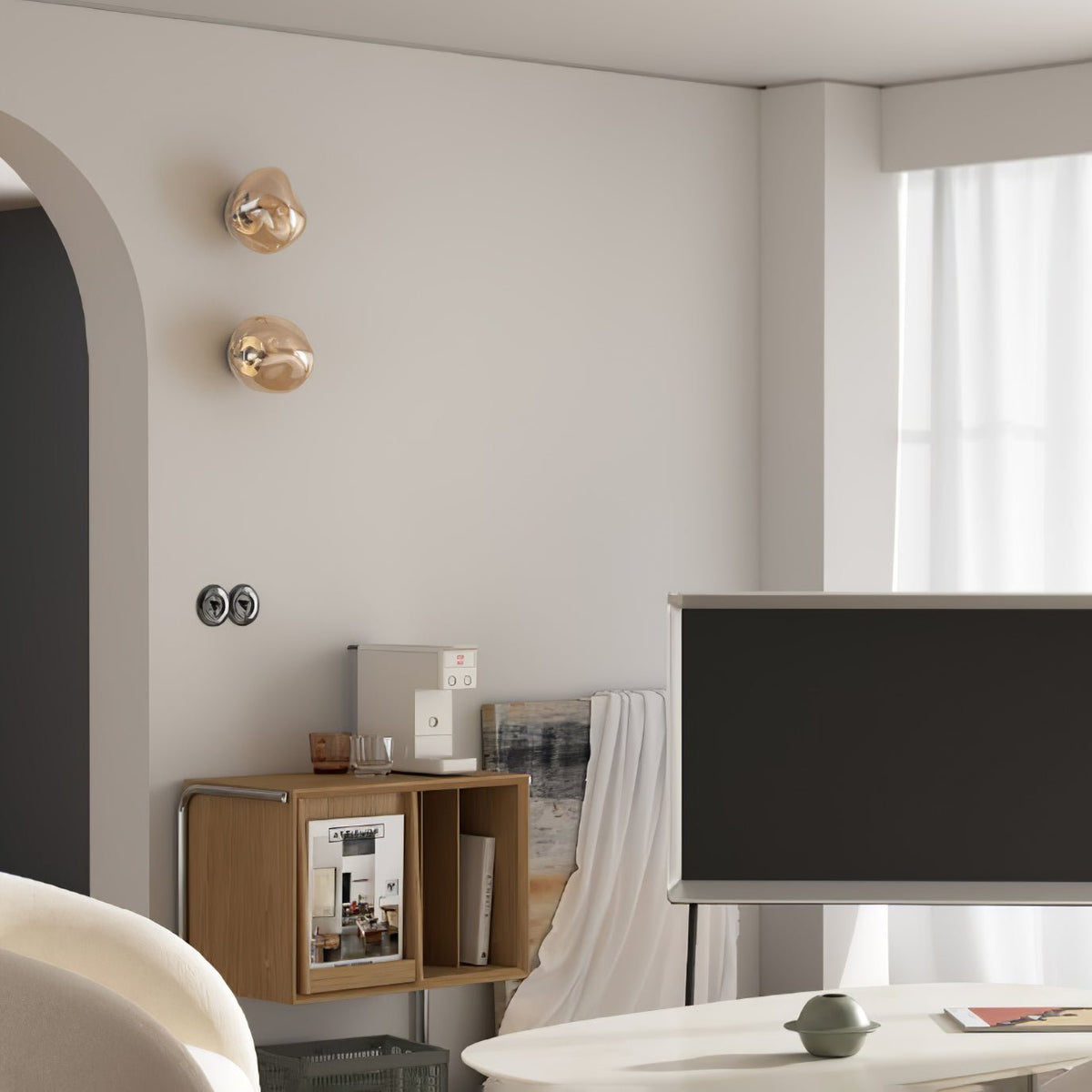 Bave Premium Noordse kunst wandlamp