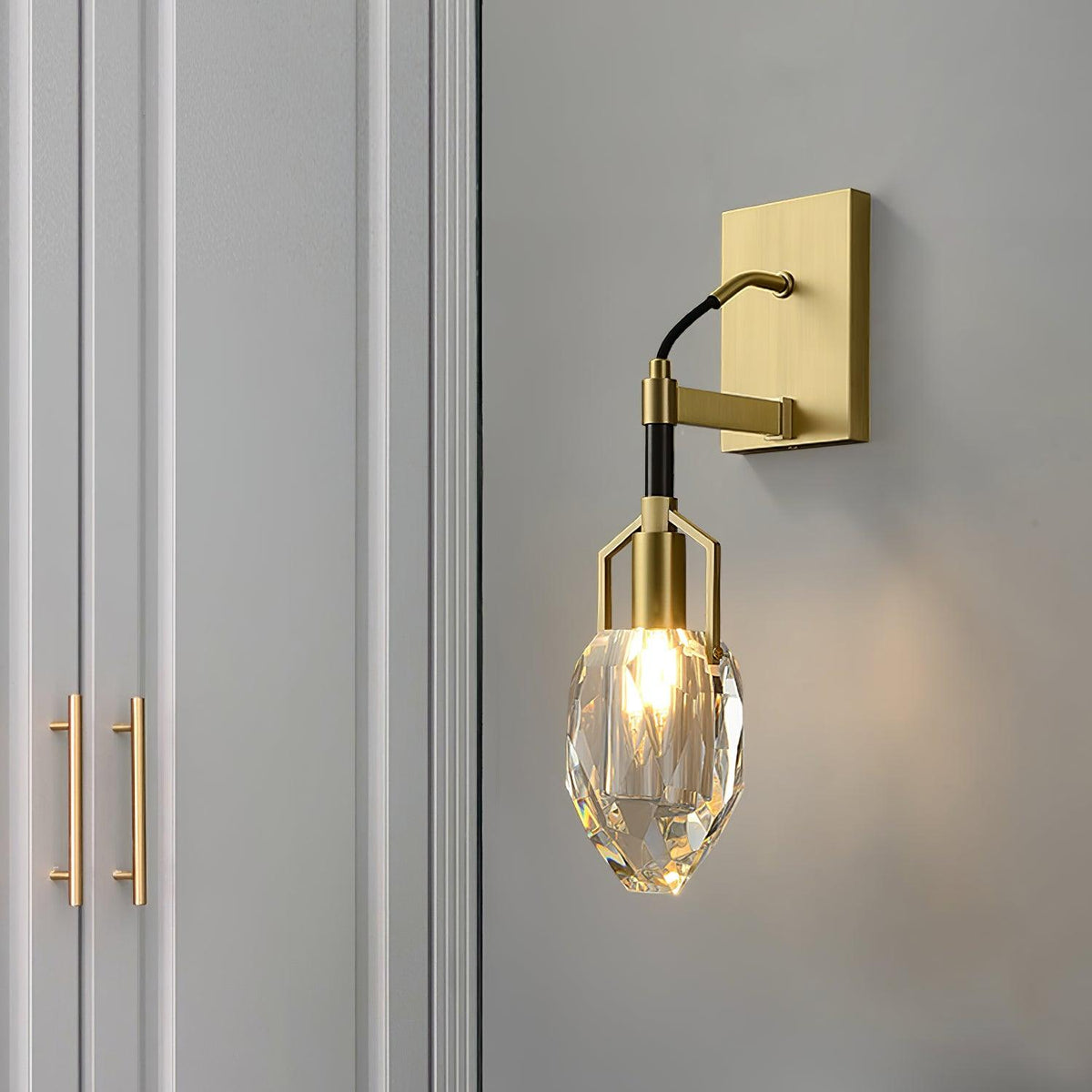 Isera Premium Noordse kunst kristallen wandlamp