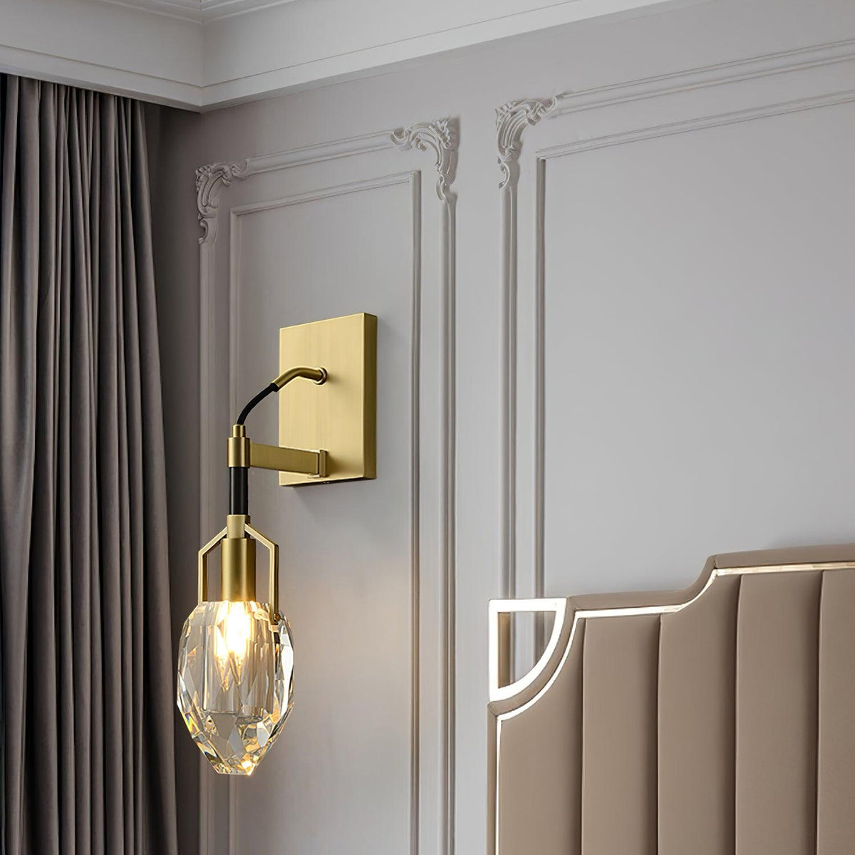 Isera Premium Noordse kunst kristallen wandlamp